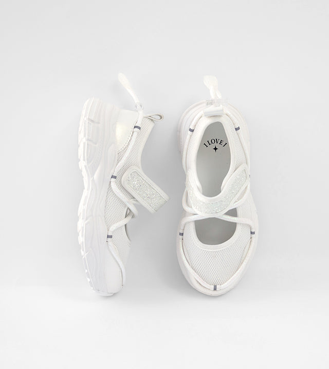 I LOVE J Aurora string sneakers
