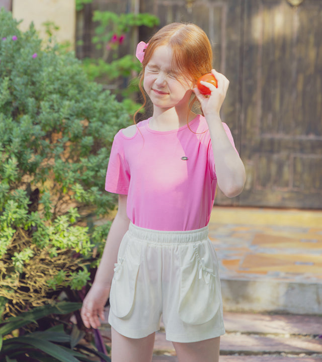 I LOVE J pauz ribbon shorts