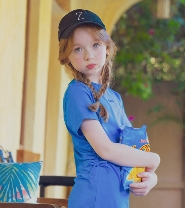 I LOVE J kiil shirred dress