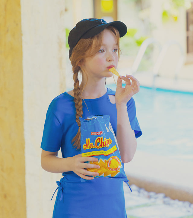 I LOVE J kiil shirred dress