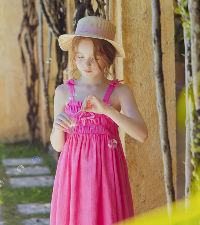 I LOVE J double ribbon strap dress
