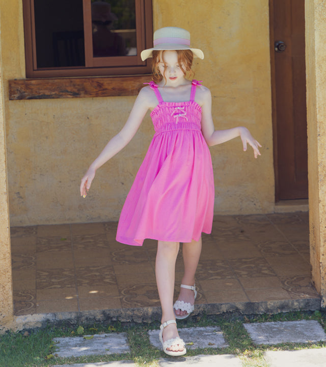 I LOVE J double ribbon strap dress