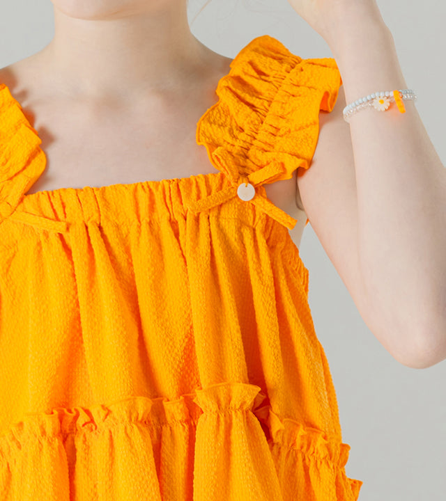 I LOVE J chui seersucker dress