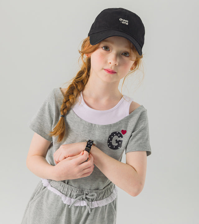 I LOVE J lanceji short sleeve 2pc set