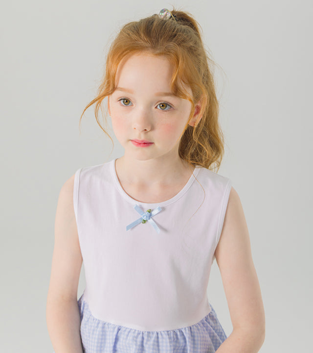 I LOVE J rielbe balloon sleeveless top