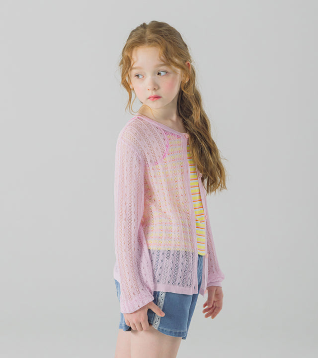 I LOVE J tirit knit cardigan
