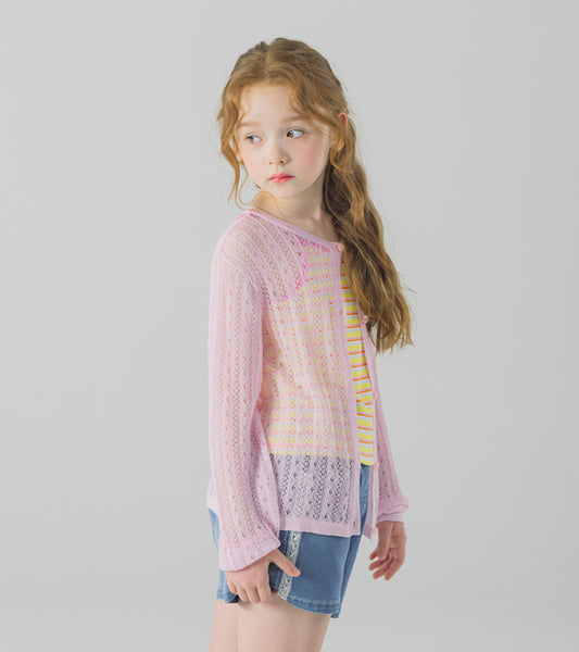 I LOVE J tirit knit cardigan