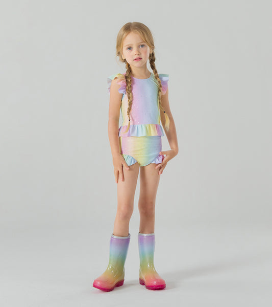 I LOVE J ati gradient rashguard set