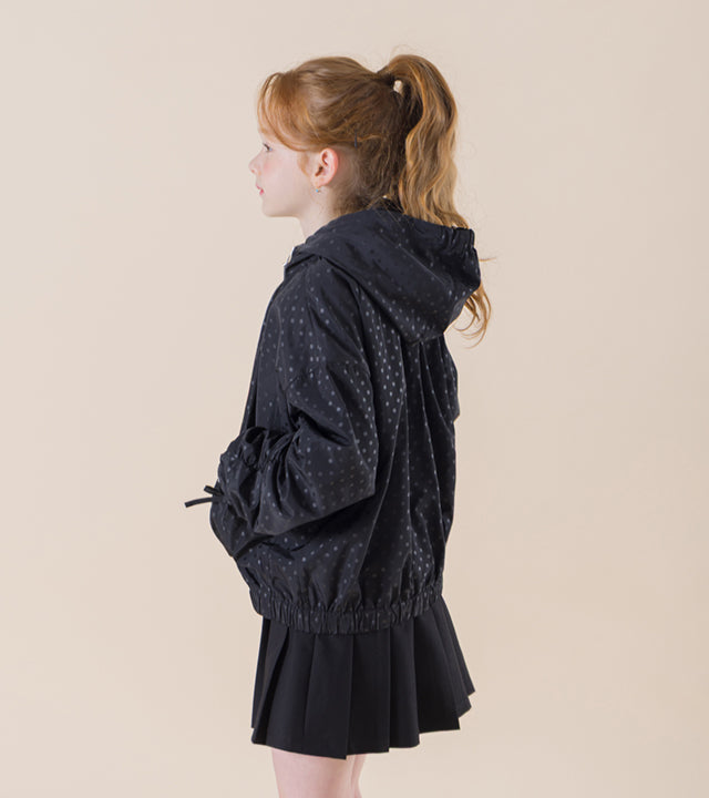 I LOVE J Kilot polka dot lightweight jacket