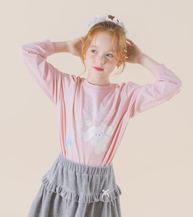 I LOVE J Little keyring single top
