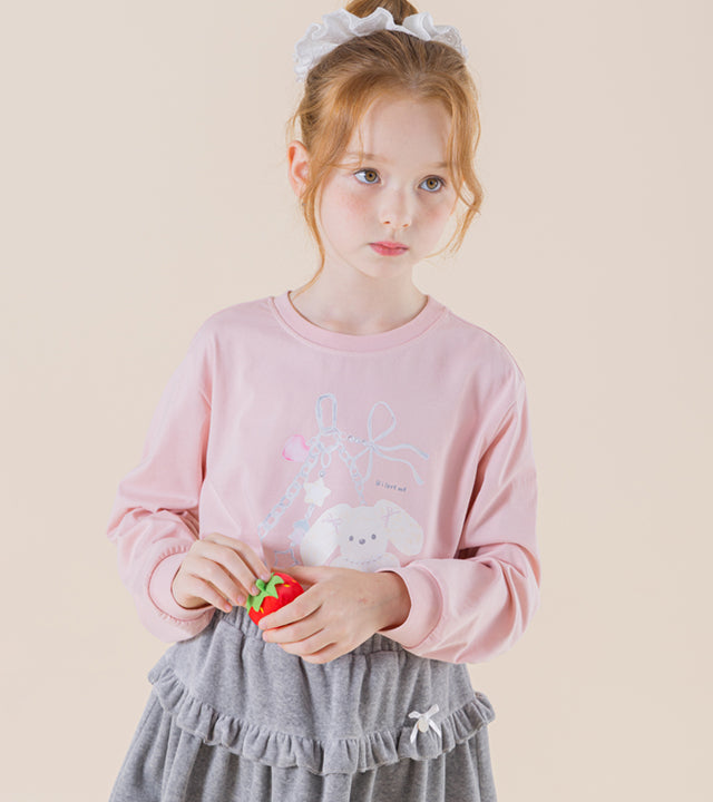 I LOVE J Little keyring single top