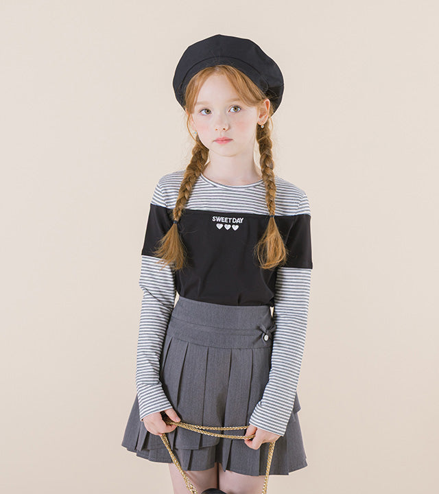 I LOVE J Poec layered top