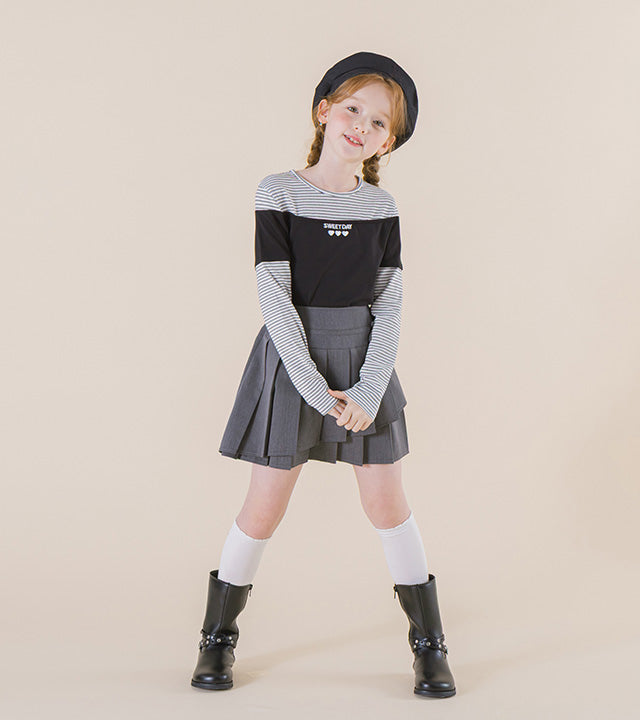 I LOVE J Poec layered top