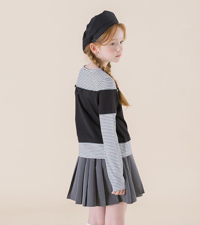 I LOVE J Poec layered top