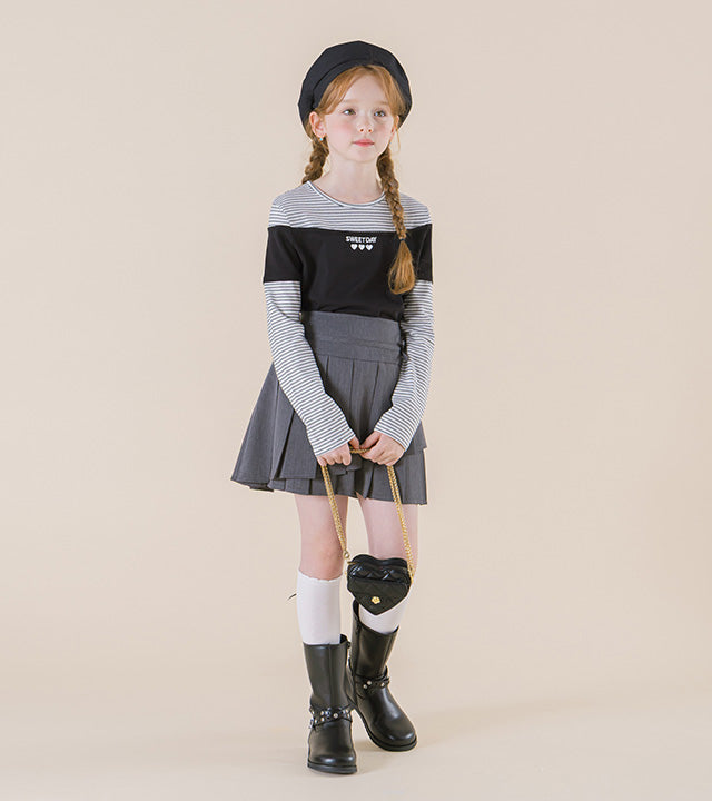 I LOVE J Poec layered top