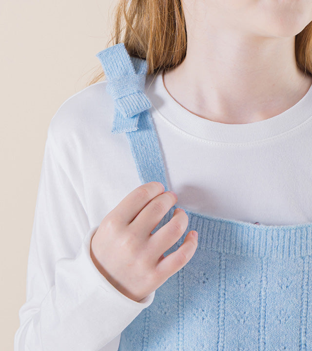 I LOVE J Seydin frill knit vest