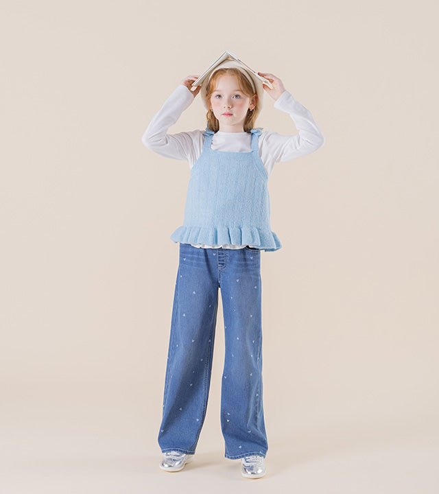 I LOVE J Seydin frill knit vest