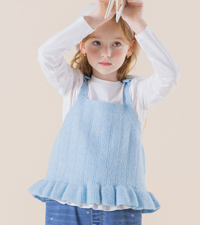 I LOVE J Seydin frill knit vest