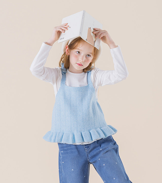 I LOVE J Seydin frill knit vest