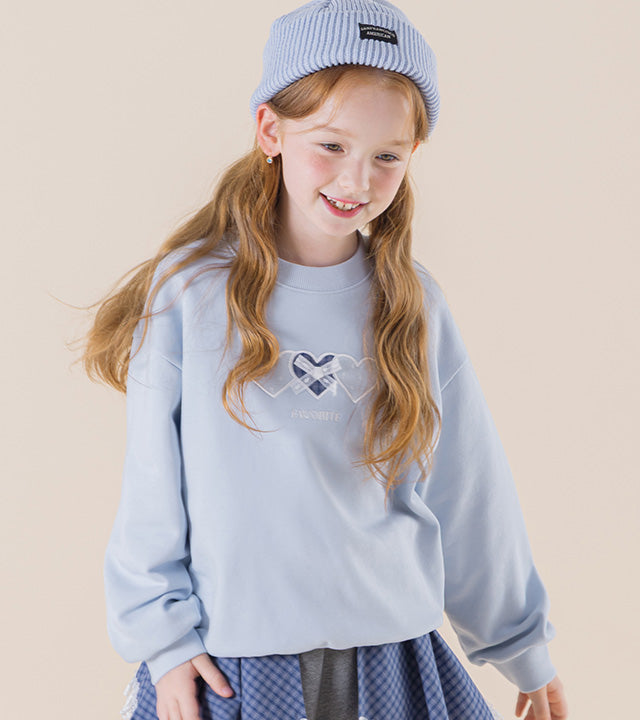 I LOVE J Byren heart sweatshirt