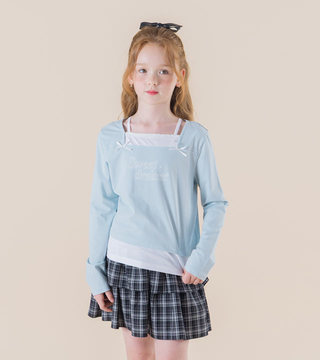 I LOVE J Sweet dreaming layered top