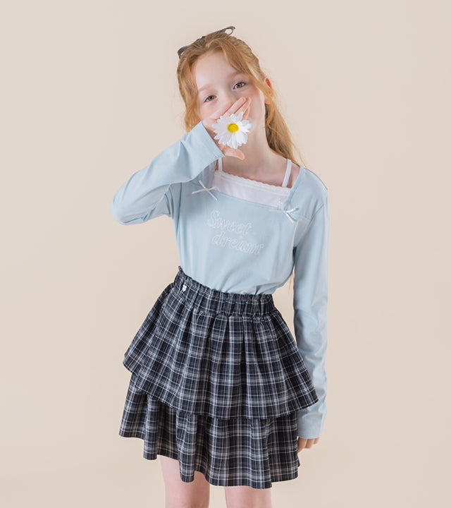 I LOVE J Sweet dreaming layered top