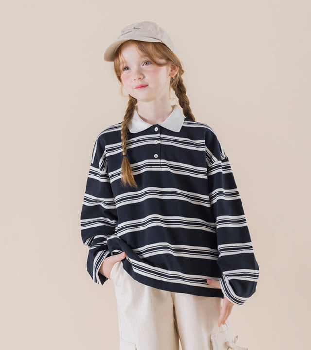 I LOVE J I LOVE J Artid stripe polo shirt