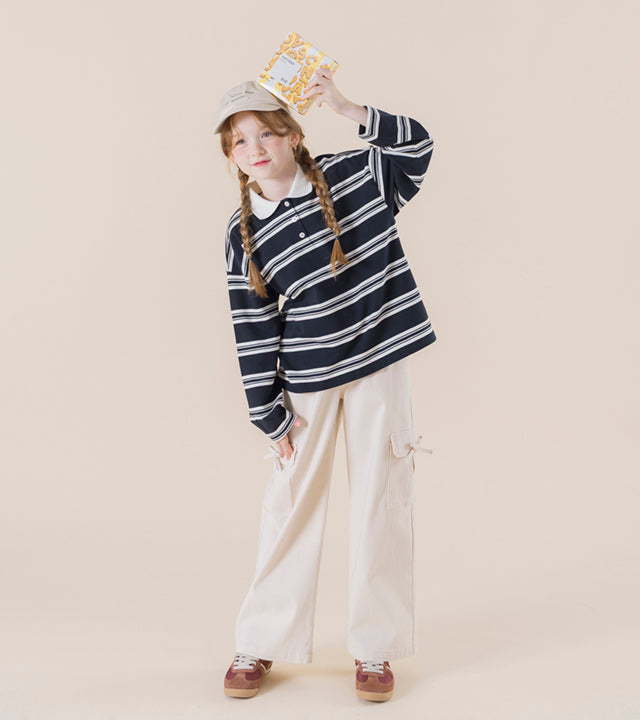 I LOVE J I LOVE J Artid stripe polo shirt