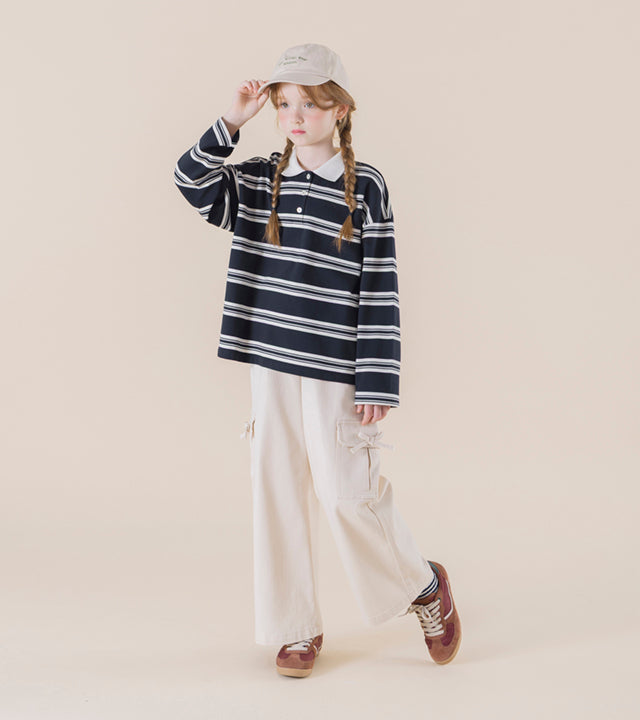 I LOVE J I LOVE J Artid stripe polo shirt