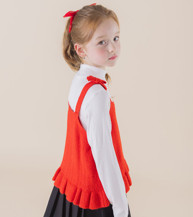 I LOVE J Seydin frill knit vest
