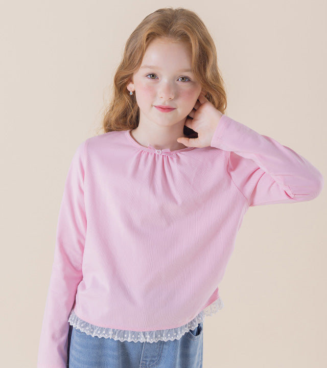 I LOVE J Poco short lace t-shirt