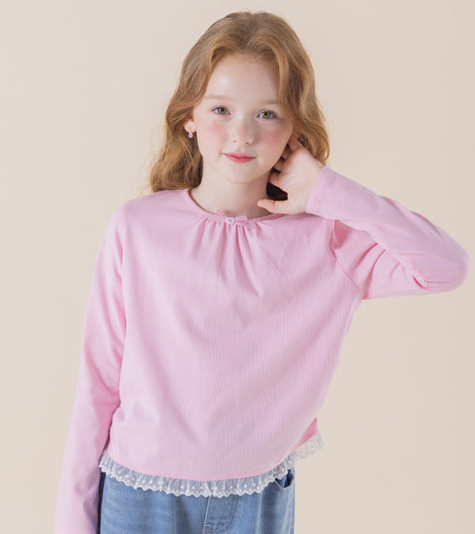 I LOVE J Poco short lace t-shirt