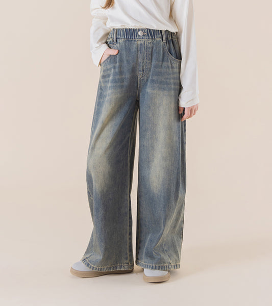 I LOVE J Diero denim pleated pants