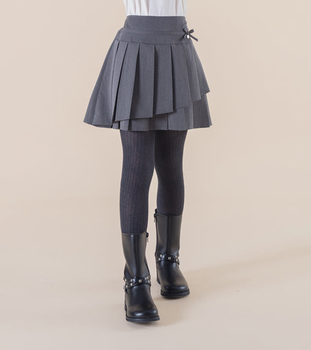 I LOVE J Radian pleated skirt