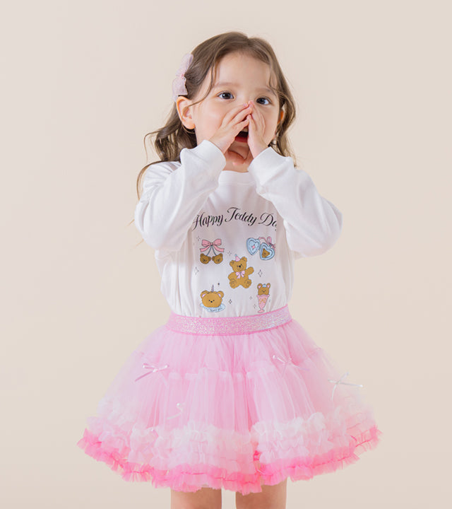 I LOVE J Moreden frill tulle skirt