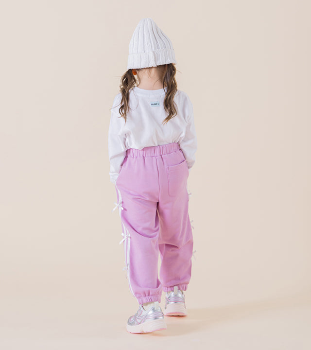 I LOVE J Veilo ribbon jogger pants
