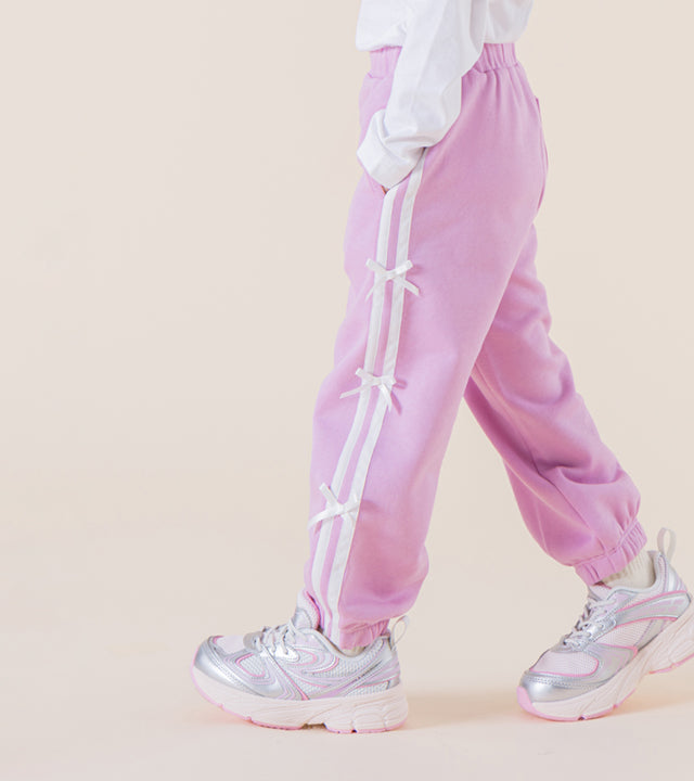 I LOVE J Veilo ribbon jogger pants