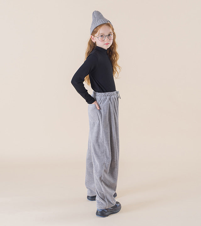 I LOVE J Mellow sweet velour track pants