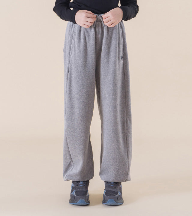 I LOVE J Mellow sweet velour track pants