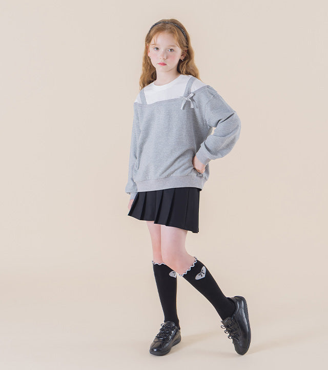 I LOVE J Midrow layered sweatshirt
