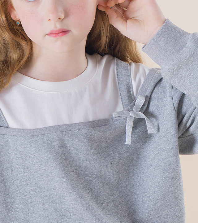 I LOVE J Midrow layered sweatshirt
