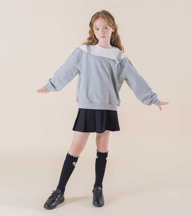 I LOVE J Midrow layered sweatshirt