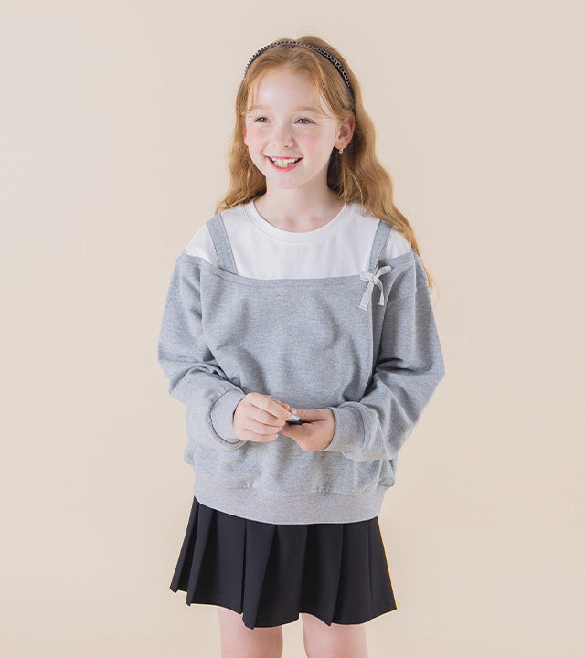 I LOVE J Midrow layered sweatshirt