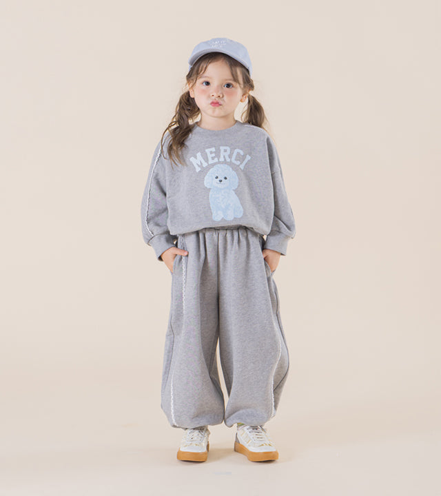 I LOVE J Messi dog lace sweatshirt