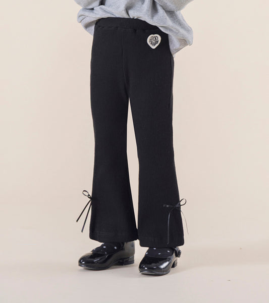 I LOVE J Luelie ribbed bootcut leggings