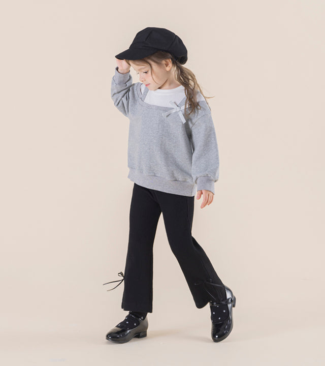 I LOVE J Luelie ribbed bootcut leggings
