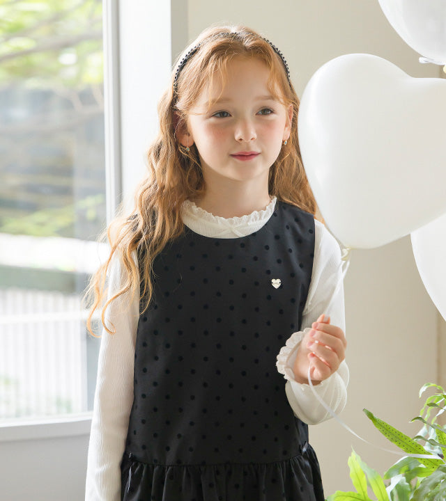 I LOVE J Ainy balloon dot dress