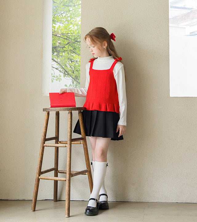 I LOVE J Seydin frill knit vest