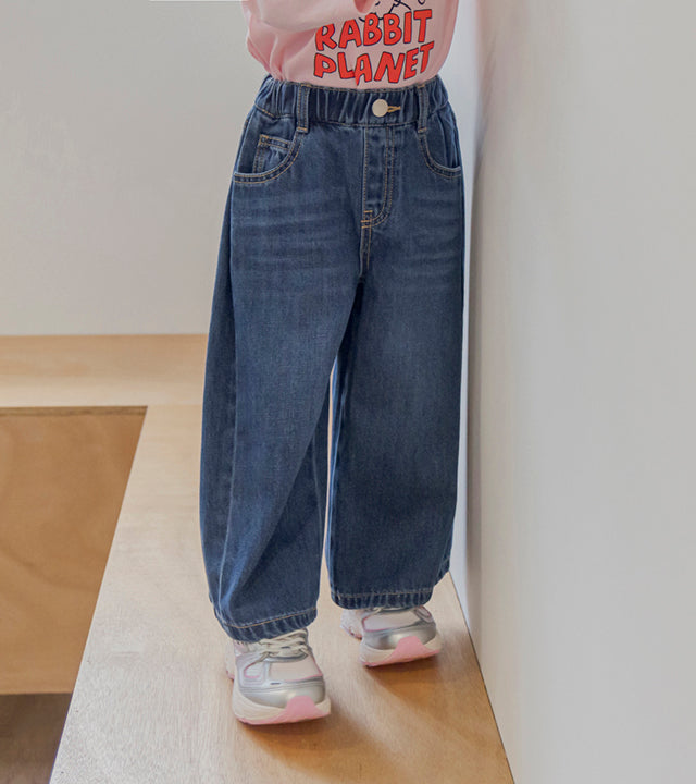 I LOVE J Diero denim pleated pants