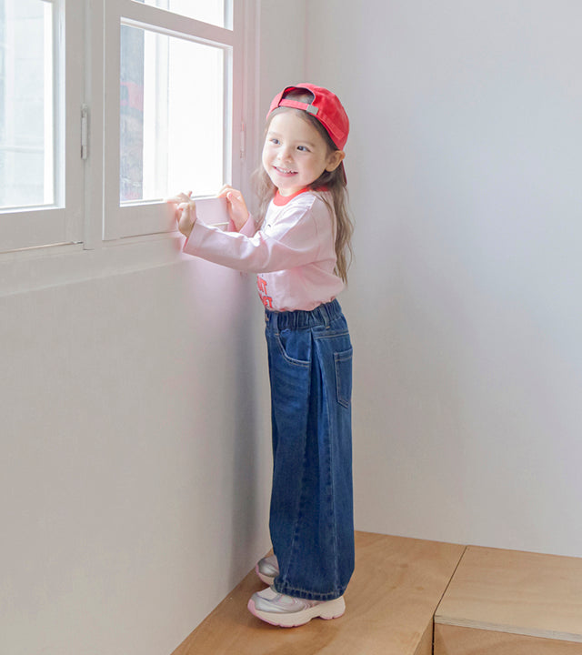 I LOVE J Diero denim pleated pants